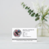 Correctional Officer Custom Law Enforcement Logo Visitekaartje (Staand voorkant)