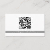 Correctional Officer Jail Security aangepaste QR-c Visitekaartje (Achterkant)
