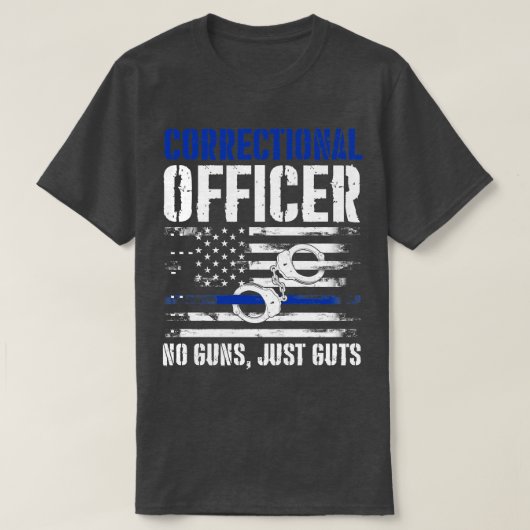 Correctional Officer staatsbediende executive gift T-shirt (Design voorkant)