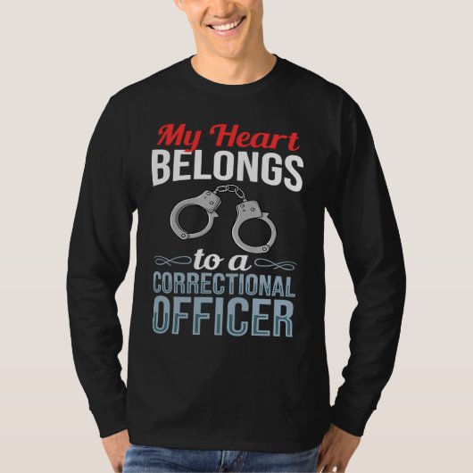 Correctional Officer Wife Facility Flag Training T-shirt (Voorkant)