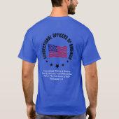 Correctional Officers of America Donker T-shirt (Achterkant)