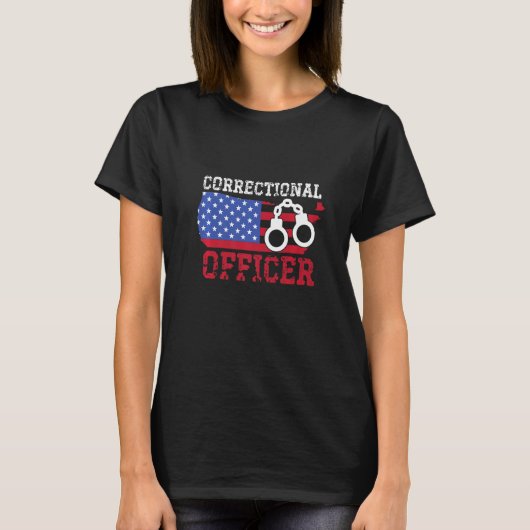 Correctionaris Amerikaanse vlagcorrectie T-shirt (Voorkant)