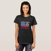 Correctionaris Amerikaanse vlagcorrectie T-shirt (Voorkant volledig)