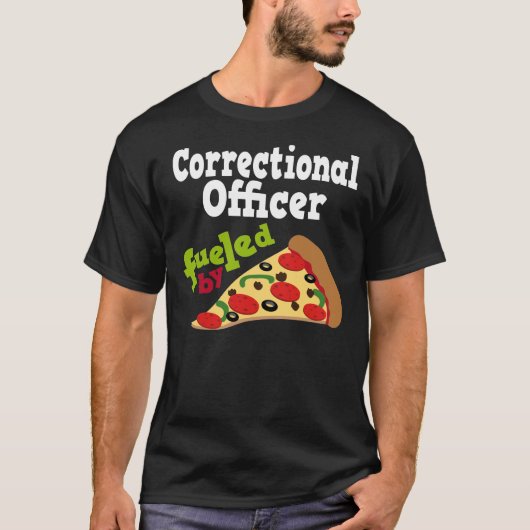 Correctionaris (Funny) Pizza T Shirt (Voorkant)