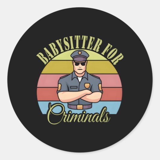 Correctionaris Ronde Sticker (Voorkant)