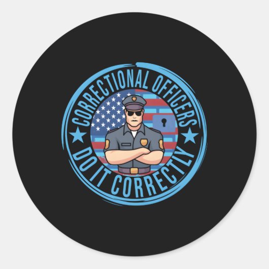 Correctionaris Ronde Sticker (Voorkant)