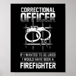 Correctionaris Thin Silver Line Police Poster