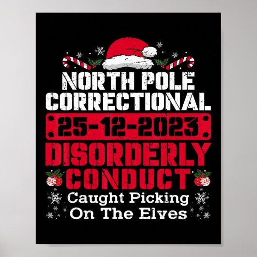 Correctioneel wanordelijk gedrag op Noordpool Poster (Voorkant)
