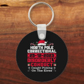 Correctioneel wanordelijk gedrag op Noordpool Sleutelhanger (Voorkant)