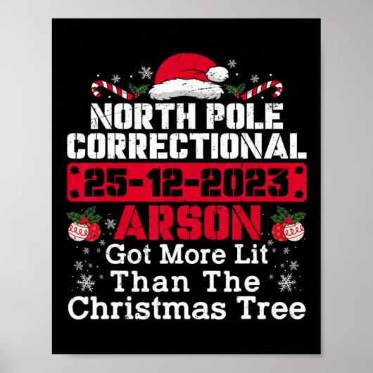 Correctionele brandstichting op de Noordpool is li Poster (Voorkant)