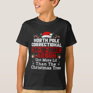 Correctionele brandstichting op de Noordpool is li T-shirt