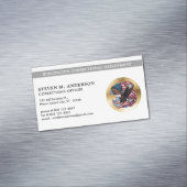 correctionele officier van de penitentiaire Logo Magnetisch Visitekaartje (Voorbeeld)