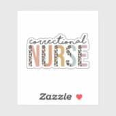 Correctionele verpleegkundige, Correctionele Verpl Sticker (Vel)