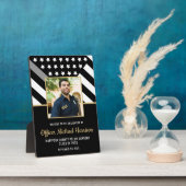 Corrections Officer Afstudeerfeest Foto Welkom Fotoplaat (Zijkant)