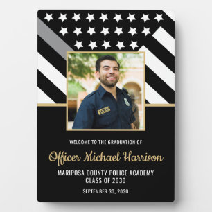 Corrections Officer Graduation Party Flag Foto Fotoplaat