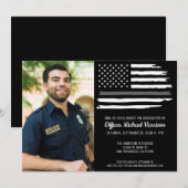 Corrections Officer Graduation Party Flag Foto Kaart (Voorkant / Achterkant)
