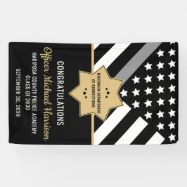 Corrections Officer Politie Afstudeerfeest Spandoek