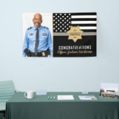 Corrections Officer Silver Line Pensioenfoto Spandoek (Beurs)