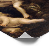 Correggio Leda en de Swan Poster (Hoek)