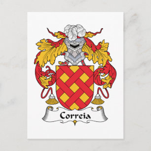 Correia Family Crest Briefkaart