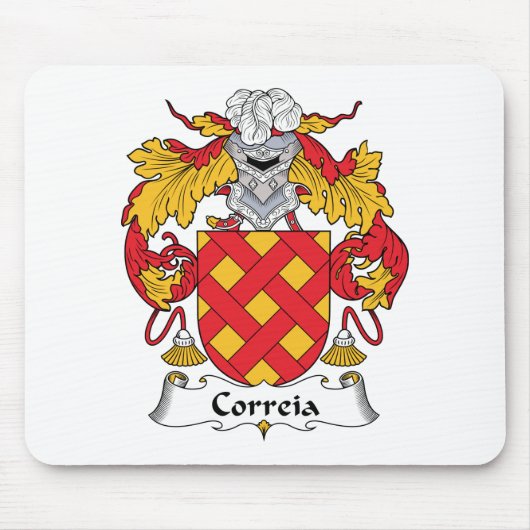 Correia Family Crest Muismat (Voorkant)