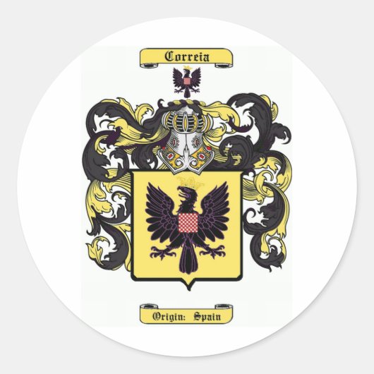 correia ronde sticker (Voorkant)