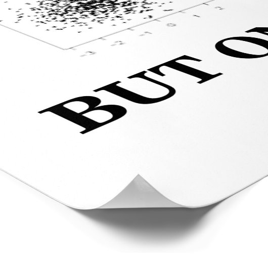 Correlated maar slechts aan een bepaalde graad sta poster (Hoek)