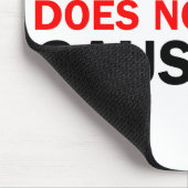 Correlatie impliceert geen oorzakelijk verband muismat (Hoek)