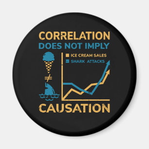 Correlatie is niet gelijk aan oorzaak magneet