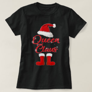 correlatie koningin claus kerstman t-shirt
