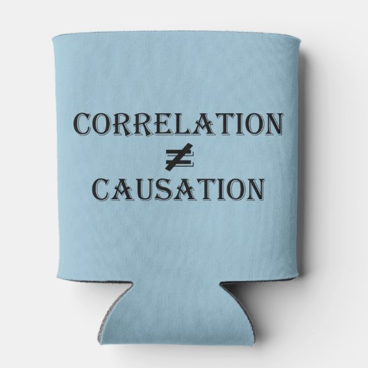 Correlatie niet causaal blikjeskoeler (Achterkant)