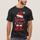 correlatie tussen leraar claus christmas familie t-shirt (Voorkant)