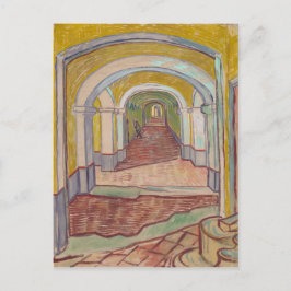 Corridor in de Asiel door Vincent Van Gogh Briefkaart
