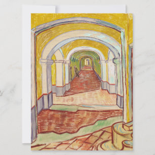 Corridor in de Asiel (door Vincent van Gogh) Kaart