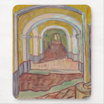 Corridor in de Asiel door Vincent Van Gogh