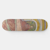 Corridor in de Asiel door Vincent Van Gogh Skateboard (Horizontaal)