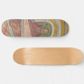Corridor in de Asiel door Vincent Van Gogh Skateboard (Horizontaal)