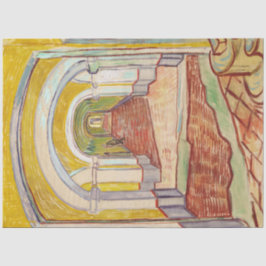 Corridor in de Asiel (door Vincent van Gogh) Tissuepapier