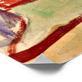 Corridor in het Asiel Van Gogh Retro Meesterwerk Poster (Hoek)