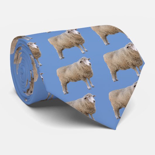 Corriedale sheep stropdas (Opgerold)