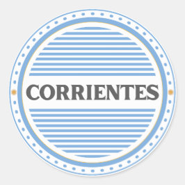 Corrientes City Pride Embleem – Argentijnse identi Ronde Sticker