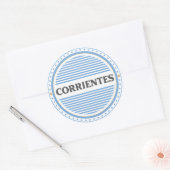 Corrientes City Pride Embleem – Argentijnse identi Ronde Sticker (Envelop)