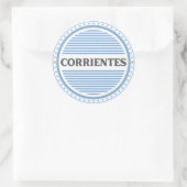 Corrientes City Pride Embleem – Argentijnse identi Ronde Sticker (Tas)