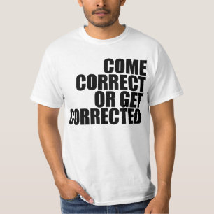 corrigeren of corrigeren t-shirt