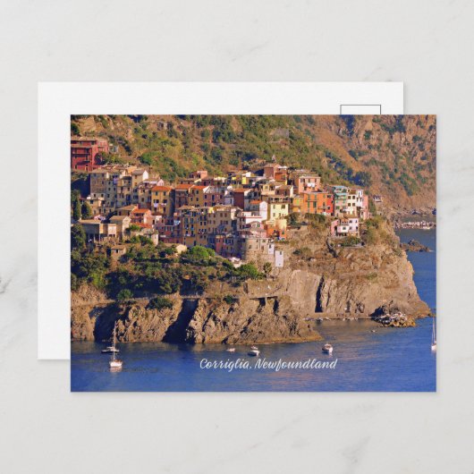 Corriglia, Newfoundland Briefkaart (Voorkant / Achterkant)