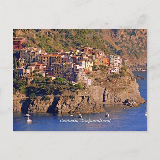 Corriglia, Newfoundland Briefkaart (Voorkant)