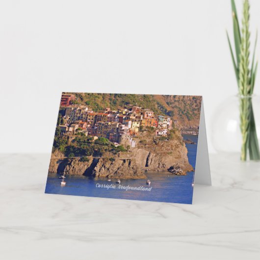 Corriglia, Newfoundland Kaart (Voorkant)