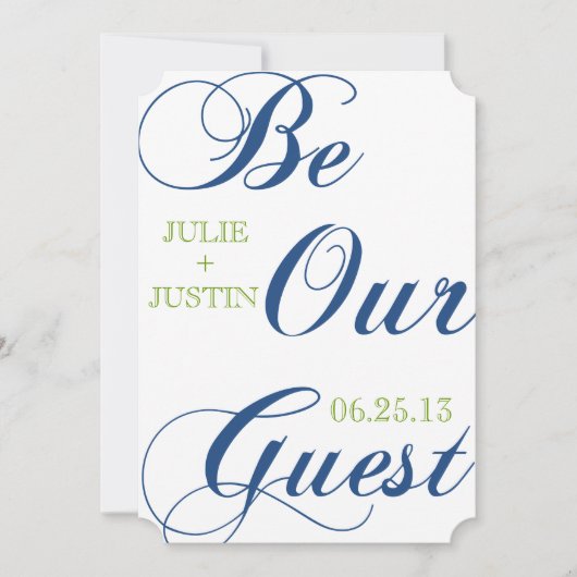 Corrin Calligraphy Save the Date (Voorkant)