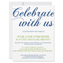 Corrin Calligraphy Wedding Invitation