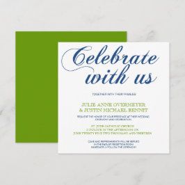 Corrin Calligraphy Wedding Invitation Kaart